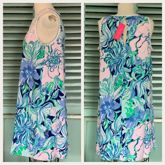 Lilly Pulitzer Nala Soft Shift Party Thyme 10 NWT - Picture 4 of 5